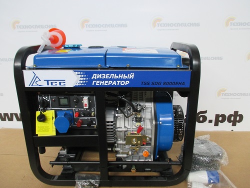 Продажа дизельного генератора TSS SDG 8000EHA на стройку в посёлке Безенчук