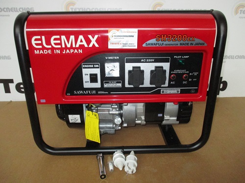 Продажа бензинового генератора ELEMAX SH3200EX-R для загородного дома в Самаре