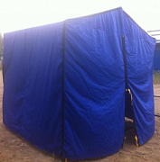 Палатка НОВАТОР-УНИВЕРСАЛ 3x3 м с тентом из огнеупорной ткани